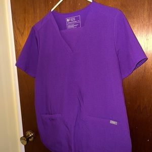 FIGS Ultraviolet SET - Casma Three-Pocket Scrub Top & Yola Skinny Scrub Pant